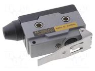 Microswitch SNAP ACTION; 10A/250VAC; with lever; SPDT; ON-(ON) HIGHLY ELECTRIC