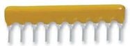RES N/W, BUSSED, 680R, 0.2W, SIP