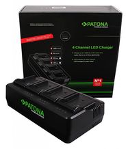 PATONA Premium 4-fold Charger for Sony BP-U30 BP-U60 BP-U90 BP-U95, PATONA