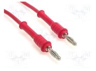 Test lead; 70VDC; 33VAC; 20A; banana plug 4mm,both sides; Len: 2m ELECTRO-PJP