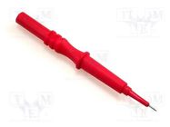 Measuring tip; red; Tip diameter: 0.7mm; Socket size: 4mm ELECTRO-PJP