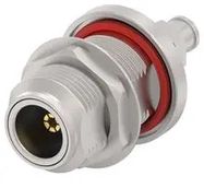 RF COAX CONN, N BLKHD JACK, 50 OHM, CBL