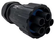 CIR CONTACT, PIN, CRIMP, 8AWG, SILVER