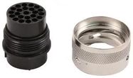 CIRCULAR CONNECTOR PLUG SIZE 18, 23 POSITION, CABLE
