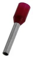 TERMINAL, FERRULE, 10 X 1.4MM, CRIMP RED