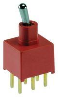 TOGGLE SWITCH, DPDT, 0.4VA, 20V, SOLDER