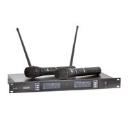 AMC iLive 2X2 dual channel receiver with 2 handheld transmitters, AMC