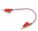 TEST LEAD, RED, 200MM, 750V, 5A