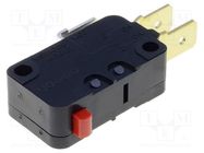 Microswitch SNAP ACTION; 16A/250VAC; 10A/30VDC; without lever OMRON Electronic Components