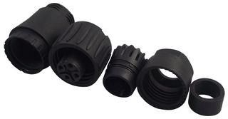 CIRCULAR, RECEPTACLE, 3+PE WAY, CABLE C016 20D003 100 12..