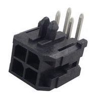 CONNECTOR, HEADER, 4POS, 2ROW, 3MM