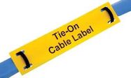 LABEL, YELL, 90X13MM, 40/SHEET, PK10