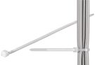 Cable Tie, Weather Resistant Nylon, transparent-white - 3.5 mm wide and 300 mm long, transparent