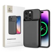Tech-Protect PowerCase for iPhone 14 / 14 Pro with 4800mAh Powerbank - Black, Tech-Protect