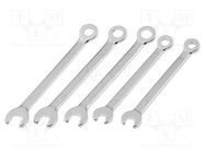 Wrenches set; combination spanner; 4mm,4.5mm,5mm,5.5mm,6mm DONAU ELEKTRONIK