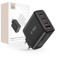 Tech-Protect NC100W-GAN charger network GaN 3x USB-C PD 100W / USB-A QC 3.0 - black, Tech-Protect