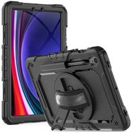 Tech-Protect Solid360 Case for Samsung Galaxy Tab S9 FE 10.9&quot; X510 / X516B - Black, Tech-Protect