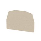 Partition plate (terminal), End and intermediate plate, 35 mm x 24.6 mm, dark beige Weidmuller