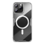 Nillkin Nature Pro Magnetic Case with MagSafe for iPhone 16 Pro - Transparent & White, Nillkin
