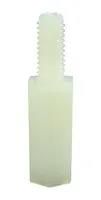 HEX THREADED SPACER, 11MM, NYLON66, NAT.