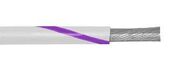 HOOK-UP WIRE, 22AWG, WHITE/PURPLE, 305M