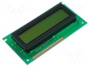 Display: LCD; alphanumeric; STN Positive; 16x2; 84x44x8.5mm; LED DISPLAY ELEKTRONIK