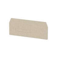 Partition plate (terminal), End and intermediate plate, 99 mm x 50 mm, dark beige Weidmuller