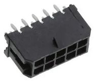 CONNECTOR, HEADER, 10POS, 2ROW, 3MM