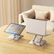 Laptop stand Wozinsky WRS-CPY84SS aluminum + Free! smartphone stand - silver, Wozinsky
