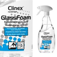 Professional foam for cleaning windows, mirrors and glass without streaks and smudges CLINEX Glass Foam 650ML, Clinex