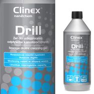 Gel agent for unclogging sinks and sewer pipes CLINEX Drill 1L, Clinex