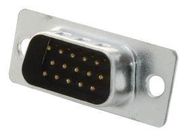 CONNECTOR, SOLDER CUP, PLUG, 15 WAY