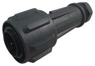 CIRCULAR CONNECTOR, PLUG, 10POS, SCREW