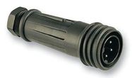 CIRCULAR CONNECTOR, RCPT, 2POS, SCREW