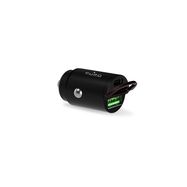Puro Mini 30W Power Delivery USB-C USB-A Car Charger - Black, Puro Elektrik