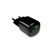 Puro 20W GaN USB-C Wall Charger - Black, Puro Elektrik