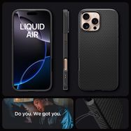 Spigen Liquid Air iPhone 16 Pro Case - Black, Spigen
