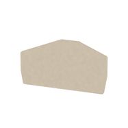 End plate (terminals), 67.95 mm x 2 mm, dark beige Weidmuller