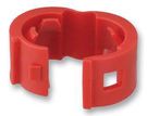 CABLE CLIP, PATCH CORD, RED, PK25