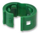 CABLE CLIP, PATCH CORD, GREEN, PK25
