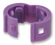 CABLE CLIP, PATCH CORD, VIOLET, PK25