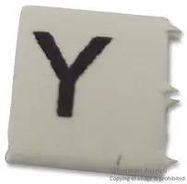 CABLE MARKER, H/S, 3/1, Y, PK100