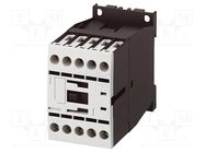 Contactor: 4-pole; NC + NO x3; 24VAC; 4A; for DIN rail mounting EATON ELECTRIC