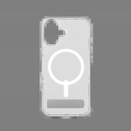 ZAGG Crystal Palace Snap Kickstand MagSafe Case for iPhone 16 - Clear, Zagg