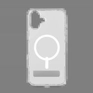 ZAGG Crystal Palace Snap Kickstand MagSafe Case for iPhone 16 Plus - Clear, Zagg