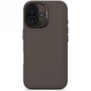 Decoded AntiMicrobial Silicone Stacks Backcover Case with MagSafe for iPhone 16 - Black, Decoded