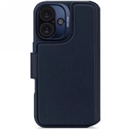Decoded Leather Detachable Wallet MagSafe Case with Wallet for iPhone 16 - Blue, Decoded