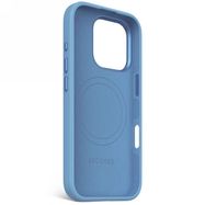 Decoded AntiMicrobial Silicone Backcover with MagSafe for iPhone 16 Pro - Blue, Decoded