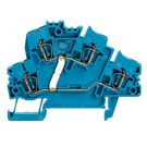 Multi-tier modular terminal, Tension-clamp connection, 2.5 mm², 800 V, 24 A, Number of levels: 2, blue Weidmuller