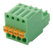 TERMINAL BLOCK, PLUGGABLE, 4POS, 20AWG